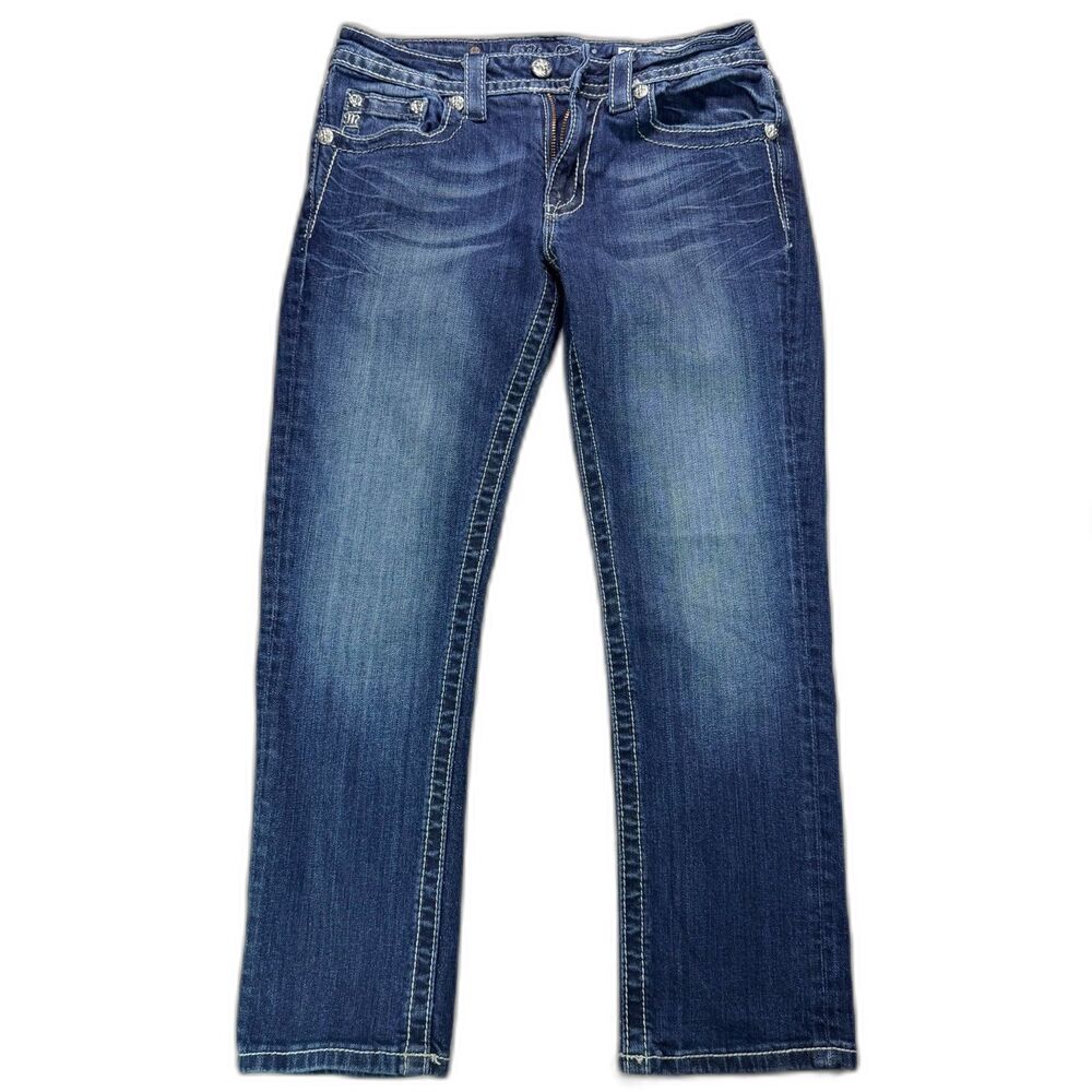 Miss Me Boyfriend Capri Jeans Size 25 Y2K